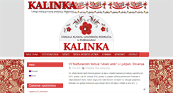 Desktop Screenshot of kalinka.hr